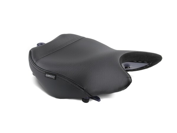 Sargent World Sport Performance Motorcycle Seat for the Suzuki GSX-S 1000GT and GSX-S 1000 GX front only with DTX all black.